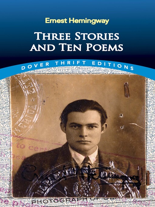 Three Stories and Ten Poems 책표지